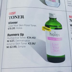 Holos wins u magazine Best toner awards 2014