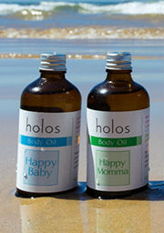Happy Baby Oil and Happy Momma Oil by Holos.ie