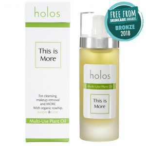 Holos This is More Multi-use Oil awarded by Free From Skincare 2018