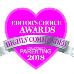 PP Editors choice logo_Highly commended 2018 for Holos Happy Momma Body Oil