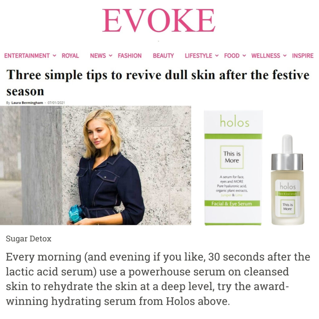 Evoke 7th January 2021 Holos This is More Face & Eye Serum