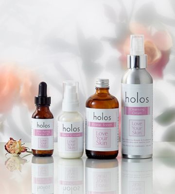 Love Your Skin range by Holos Skincare for dry, mature skin