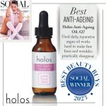 Social & Personal Magazine Awards 2023 Best Anti-ageing for Holos Facial Oil