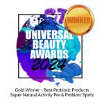 Gold Winner 2024 Universal Beauty Awards Best Probiotic Product