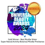 Gold Winner 2024 Universal Beauty Awards Best Micellar Water